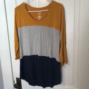 Color block top